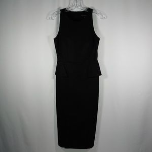 Banana Republic Women's Sleeveless Pencil Sheath Dress Scuba Midi NWT LBD Size 2
